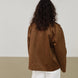 Brown Suede Blazer Jacket