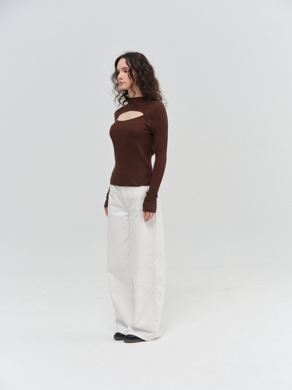 Classic Deconstructed Knit Sweater