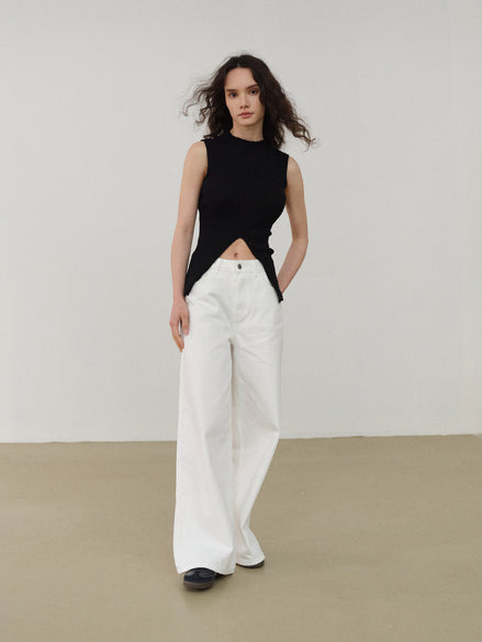 Casual Loose-Fit Denim Pants