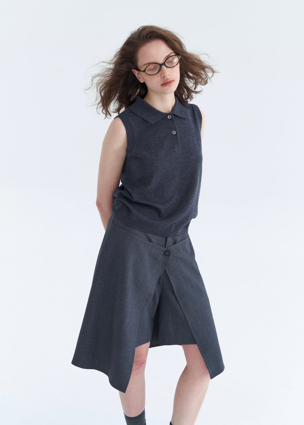 Wool Polo Vest