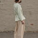 Draped Collar Oversized Shirt