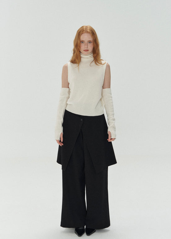 Slit Two-Piece Trousers