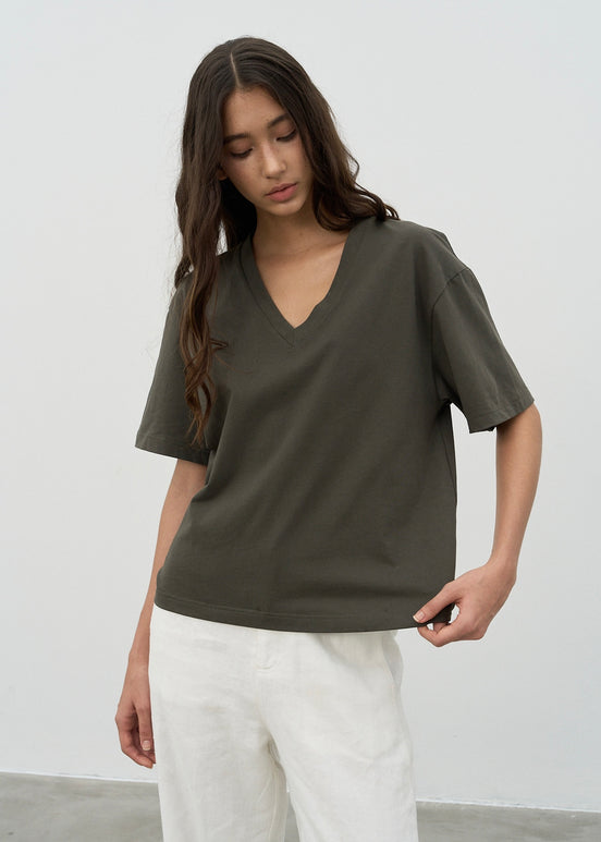 V-Neck Short Sleeve T-Shirt