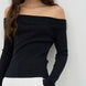Off-Shoulder Knit Top