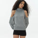 Draped Off-Shoulder Sweater