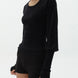 Open-Back Puff Sleeve Knit Top