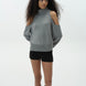 Draped Off-Shoulder Sweater