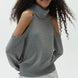 Draped Off-Shoulder Sweater