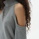 Draped Off-Shoulder Sweater