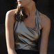 Metallic Halterneck Vest