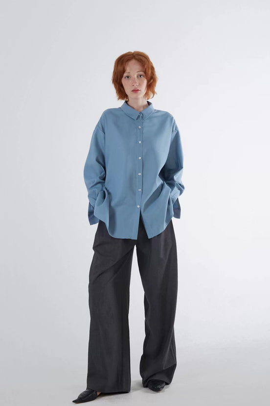 Straight-Leg Tailored Trousers