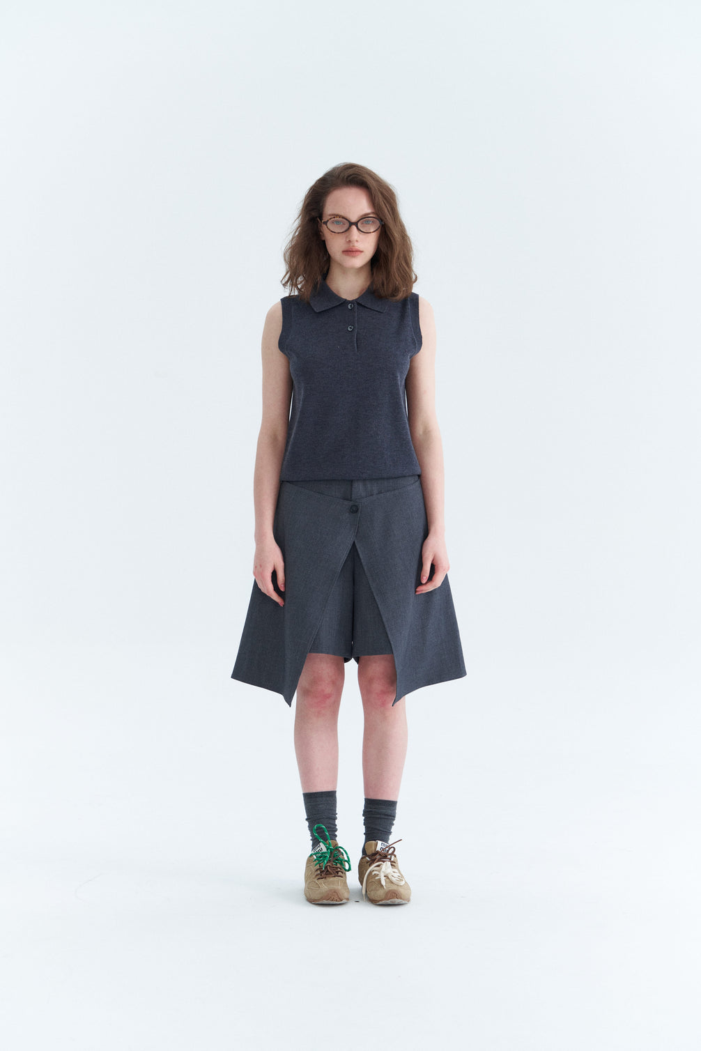 Wool Polo Vest