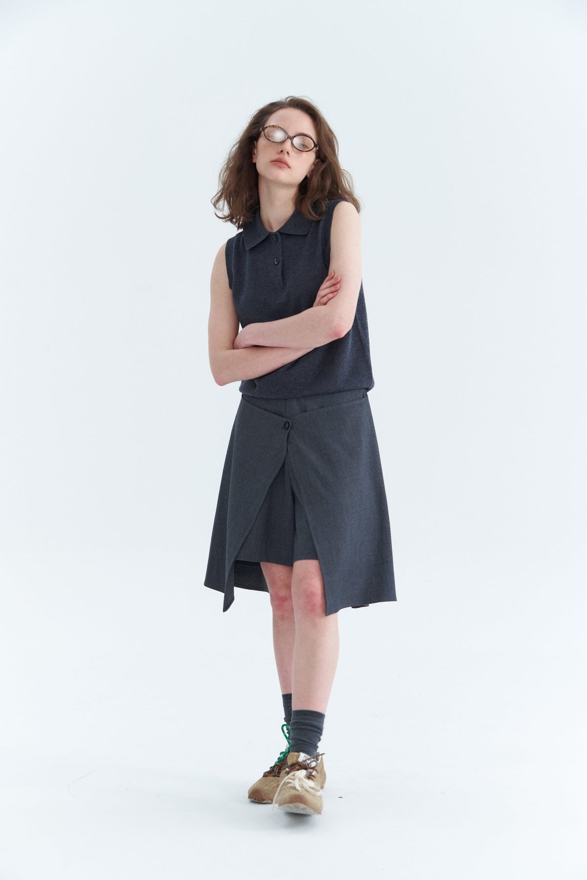 Wool Polo Vest