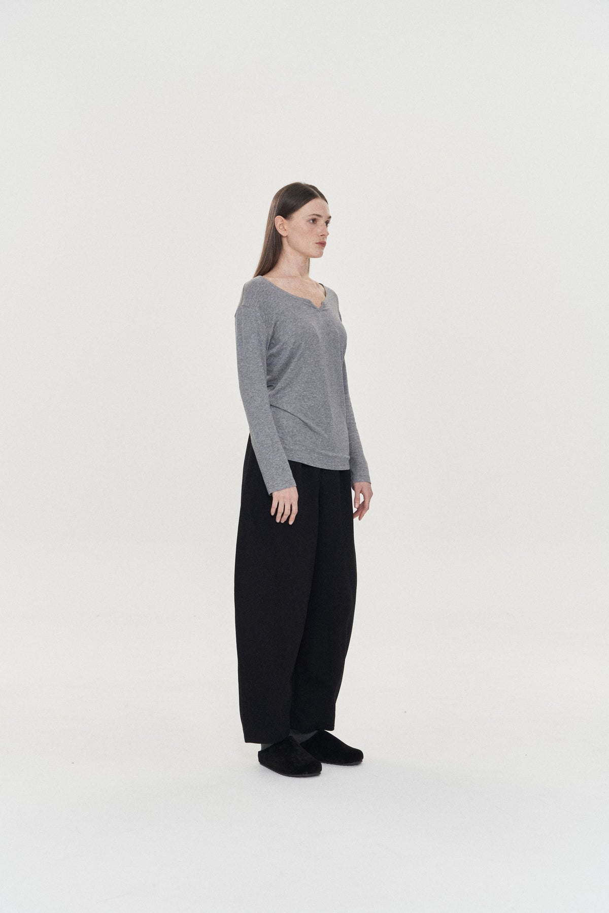 V-neck Wool Top