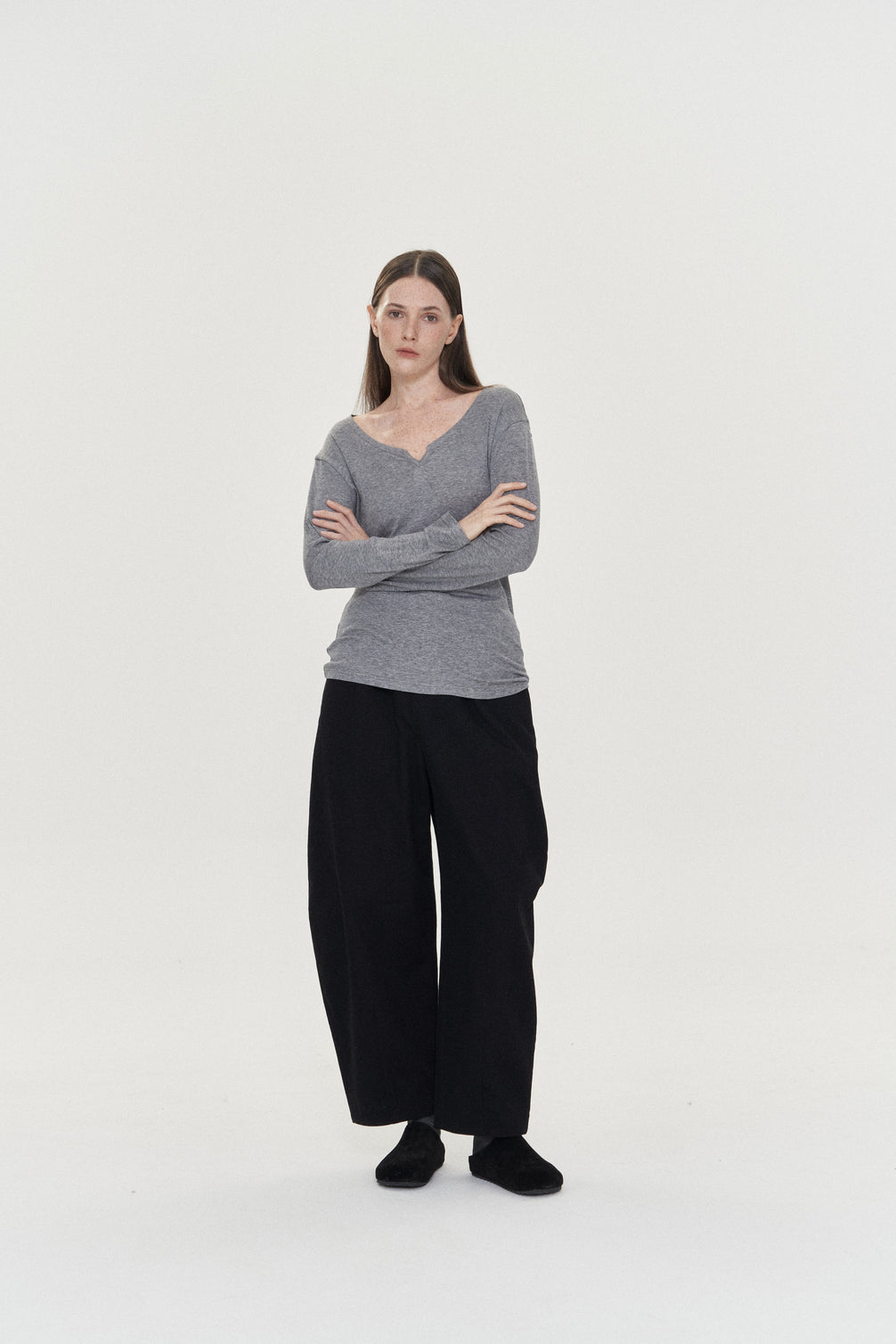 V-neck Wool Top