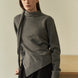 Attached-Scarf Sweater
